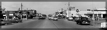 Looking north from 2nd & Broadway around 1960